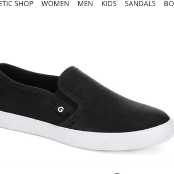 Guess Shoes - GUESS Black Slip Ons
